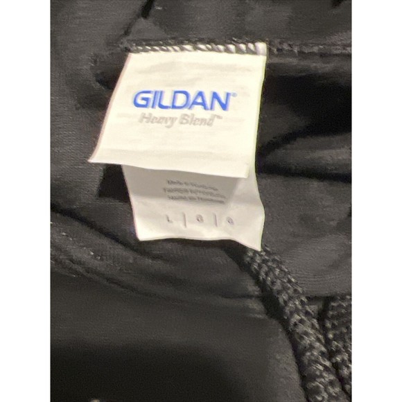 Pulp Fiction ‘I Said Goddamn’ Hoodie Large Pullover Black Uma Thurman Tarantino - Picture 6 of 6